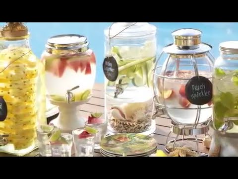 Summer Party Ideas for Creatively Filling Drink Dispensers