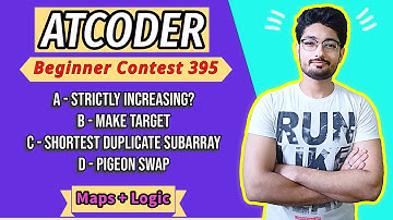 AtCoder Beginner Contest 395 | Make Target| Shortest Duplicate Subarray | Pigeon Swap