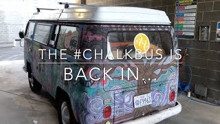The #ChalkBus is Back in...