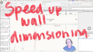 How to Speed Up Dimensioning with Walls in Vectorworks 2024