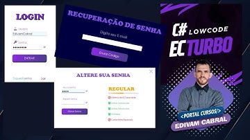 Sistema de Login em c# com Edivam Cabral C Sharp CSharp