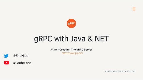 gRPC Tutorial - Creating The gRPC Server