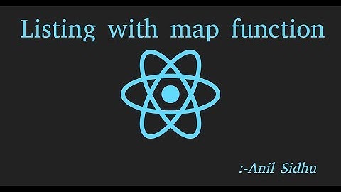 Reactjs 16 tutorial #12 Listing and loop with map function