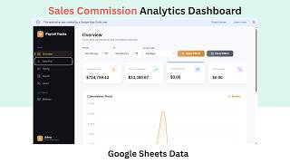 Apps Script (Web App): Sales Commission Analytics Dashboard