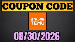 TEMU Coupon Code August 2026 - TEMU Discount Code Promo Code - 08/30/2026 Promo Code Temu Coupon Code August 2026 Temu Discount Code Promo Code 08 15 2026