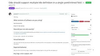 [BUGFIX] Support multiple K8s definition in a single Devfile Kubernetes Component