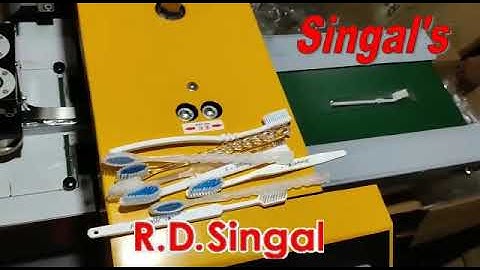 Automatic Toothbrush Packing Machine | Automatic Flow Wrap Packing Machine