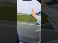 flight takeoff time ✈️🤗#flight #takeoff #runway #airindiaexpress #aviation #airport #view #hindisong
