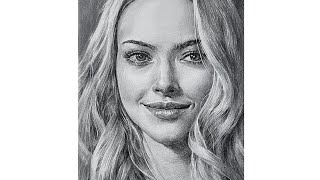 Amanda Seyfried drawing 19 minutes 39 seconds #amandaseyfried #drawing #potraitdrawing #howtodraw