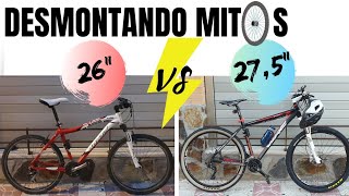DISMANTLING MYTHS: Can a bike with 26 'wheels be faster than one with 27.5' wheels?