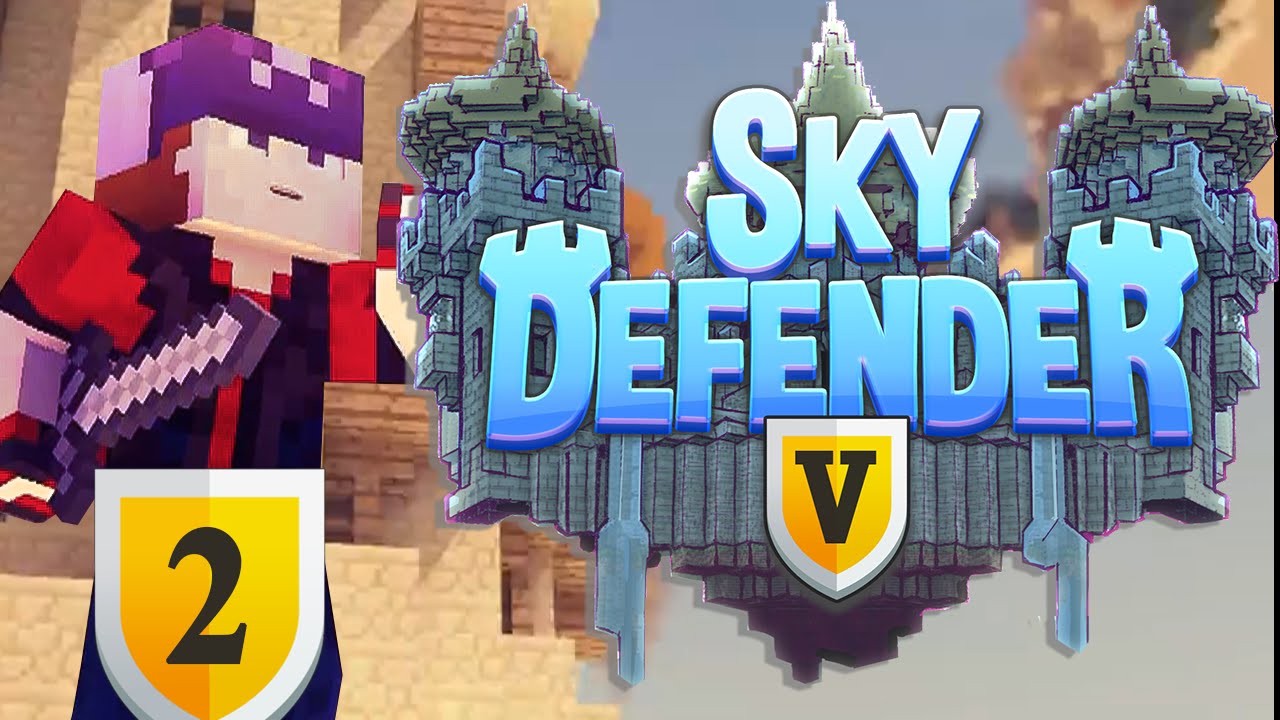 SKY DEFENDER 5 #02 - Le RUSH NETHER des FRAGILES ! gaming logo