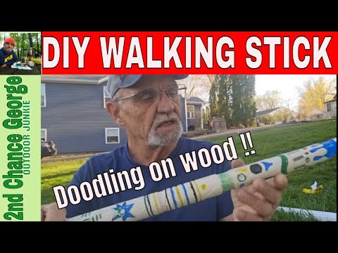 Custom Walking Stick Anyone Can Make at Home