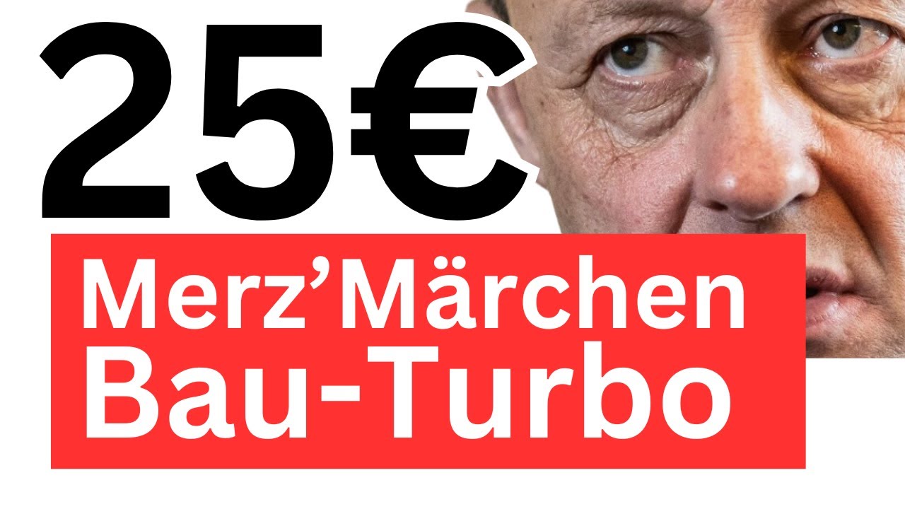 Merz-Bau-Turbo: 25 € Miete pro m2 Neubau 💙