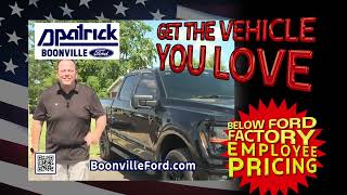 D-Patrick Boonville Ford - Below Ford Factory Employee Pricing- Boonville, IN - Sept 2026