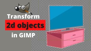 How to transform 2d objects in gimp with the handle transform tool