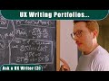 What makes a great ux writing portfolio ask a ux writer 3