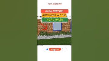 Cách Thay Đổi Kích Thước Ngẫu Nhiên Vật Thể Trong Sketchup #sketchup #plugins #xaydungtuantu
