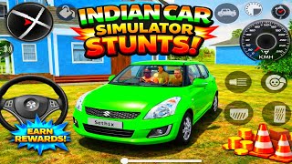 😱Swift Drift in Indian Car Simulator 😍| Crazy Stunts #youtube #Games #Gaming  screenshot 2
