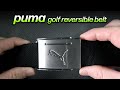 Cinto da PUMA modelo PUMA GOLF Reversible Belt  | Reversível Pode Usar dos Dois Lados
