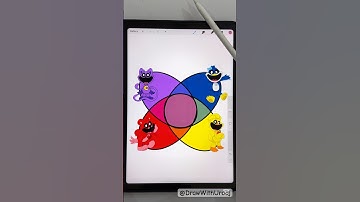 Smiling Critters Color Mixing 😍 #poppyplaytimechapter3 #smilingcritters #catnap #colourmixing