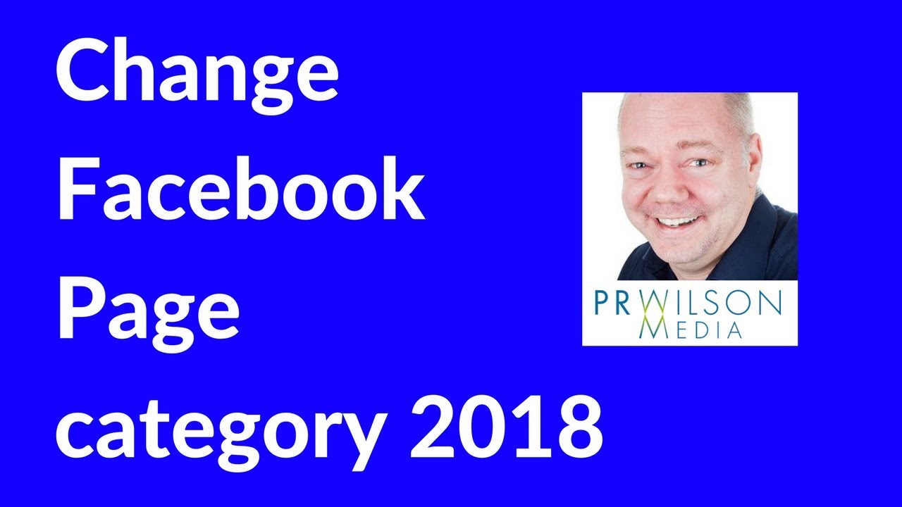 How To Change Category Of Facebook Page 2018 YouTube