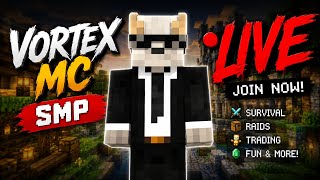 JAVA + PE Public SMP LIVE 🔥 | Vortex MC Survival