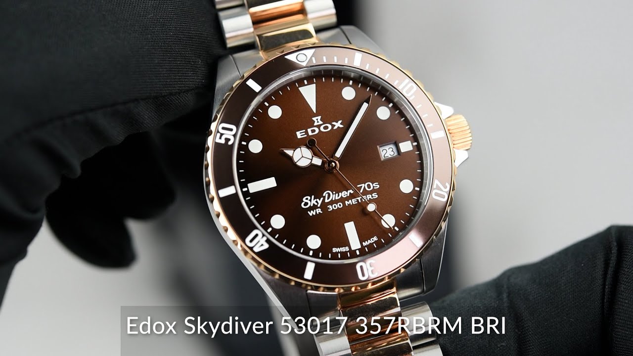 Edox Skydiver 53017 357RBRM BRI - SeriousWatches.com
