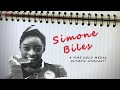 Simone Biles draws herself in 60 seconds