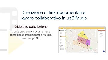 Tutorial usBIM - Creazione di link documentali e lavoro collaborativo in usBIM.gis  - ACCA software
