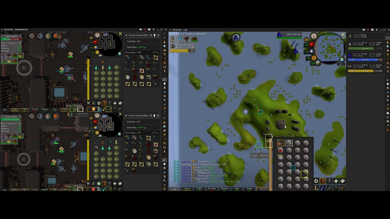 Steam runes + 2 rune dragon alts (4m gp + 93k rc per hour) YouTube