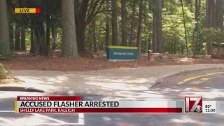 Accused flasher arrested at Shelley Lake Park in Raleigh