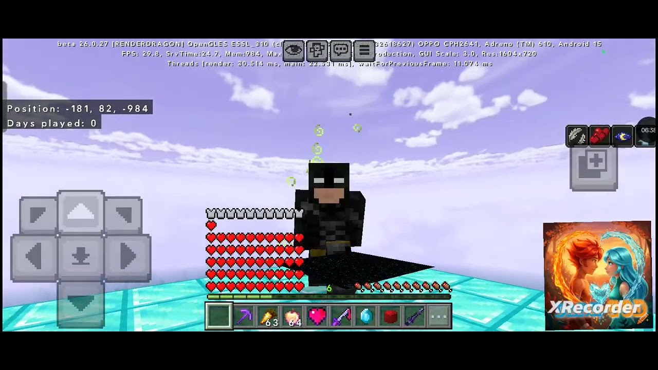 Minecraft but scary entity trade op items 