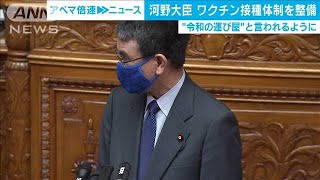 河野氏“令和の運び屋”目指し・・・ワクチン体制を整備(2021年1月22日)