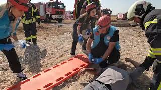 Gerçeği Aratmayan Uçak Kazası Tatbikatı.