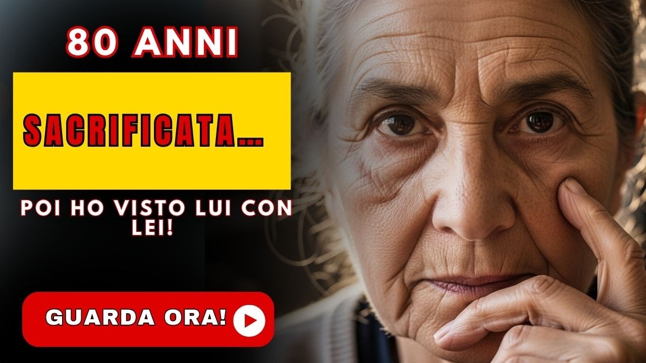80 ANNI DI MAMMA SACRIFICATA… POI HO VISTO LUI CON LEI!