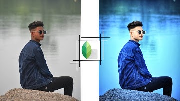 Snapseed Moody Blue 🔵 Photo Editing | Snapseed blue Background colour grading | Snapseed photo edit