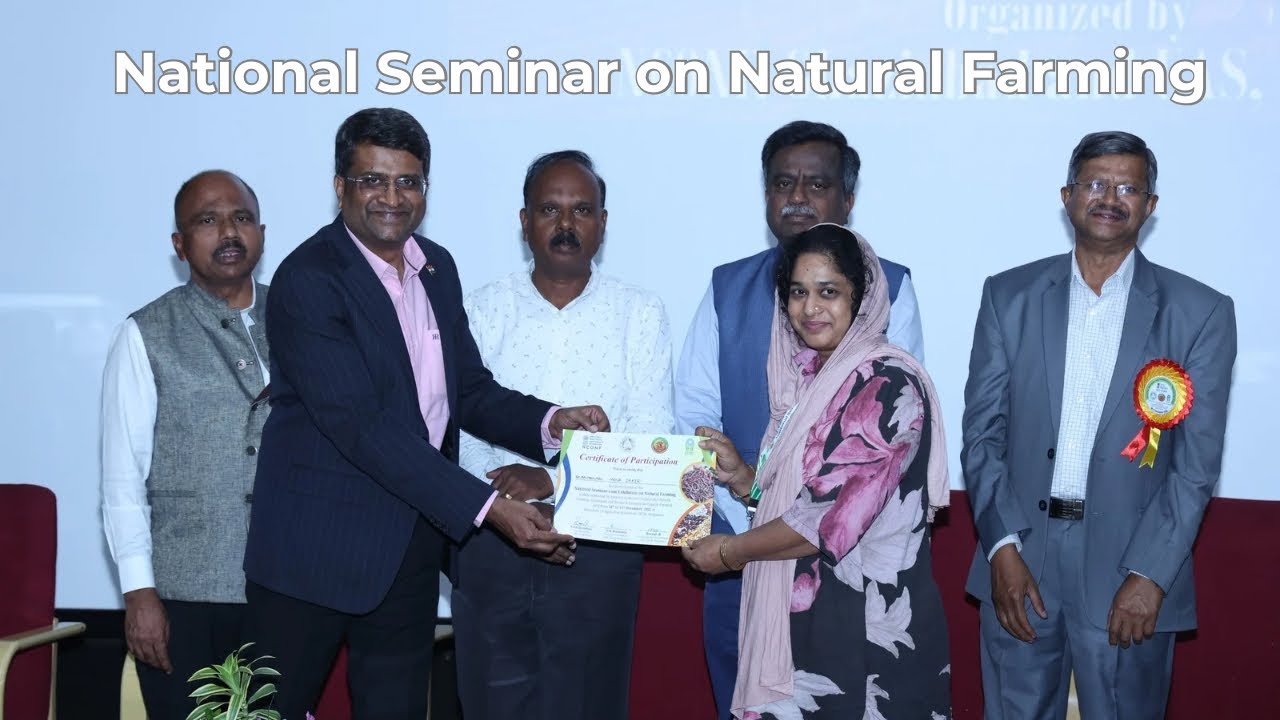 National Seminar on Natural Farming Day 1 & 2 | NCONF Ghaziabad x UAS GKVK  held on 10-11 Dec 2025