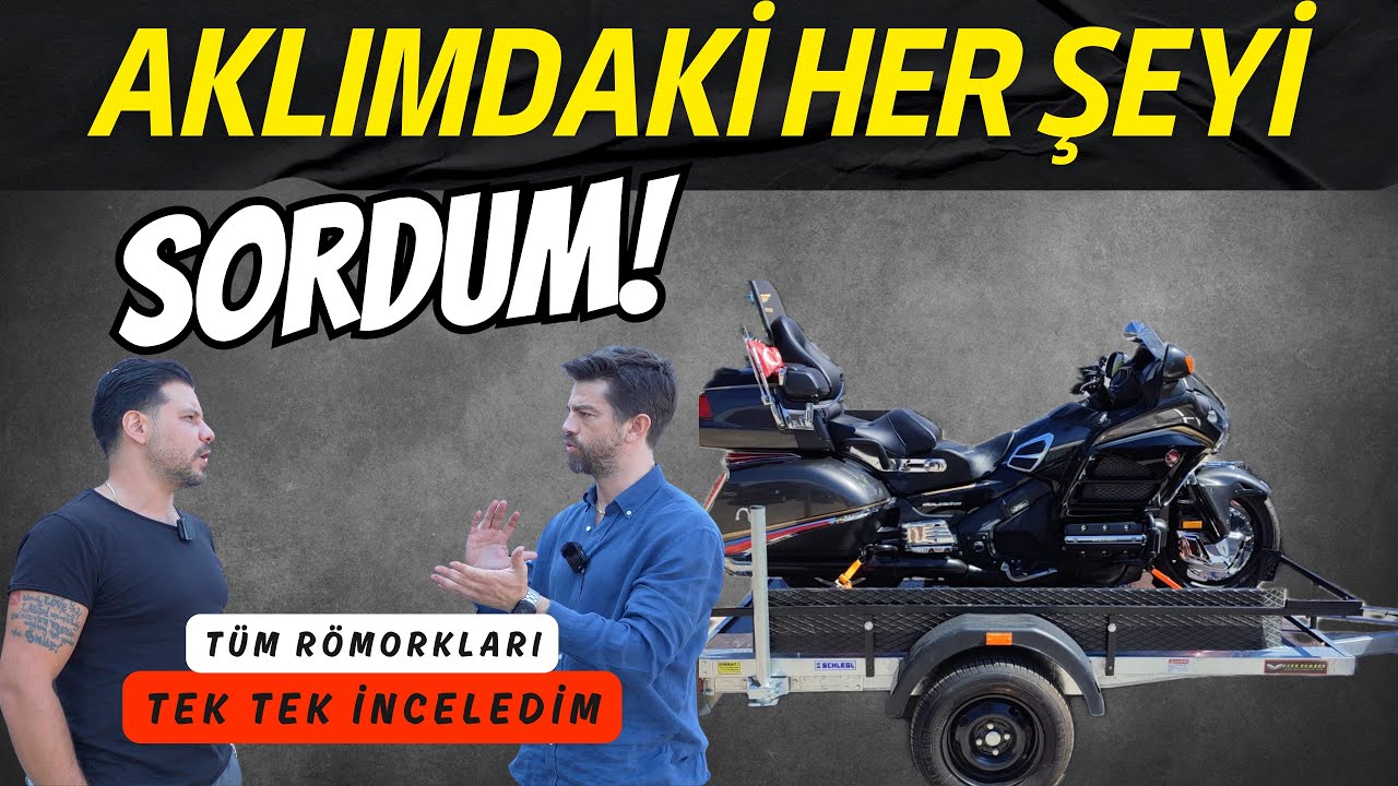 Motosiklet Taşıma Römorklarını İnceledim | Aklımdaki Her Şeyi Sordum!