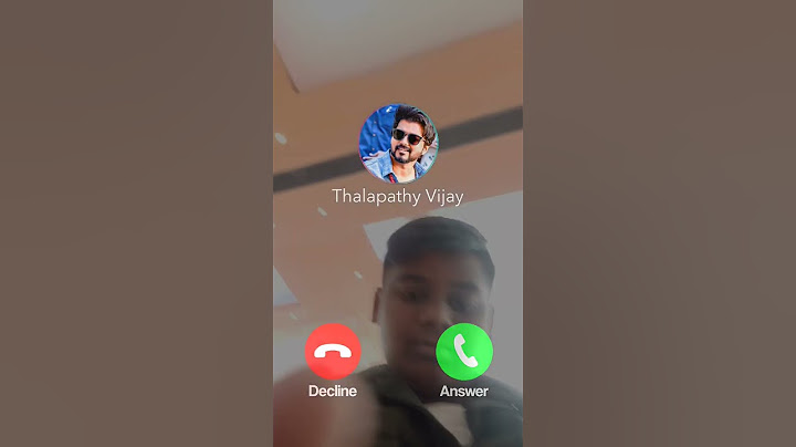 calling vijay in video call