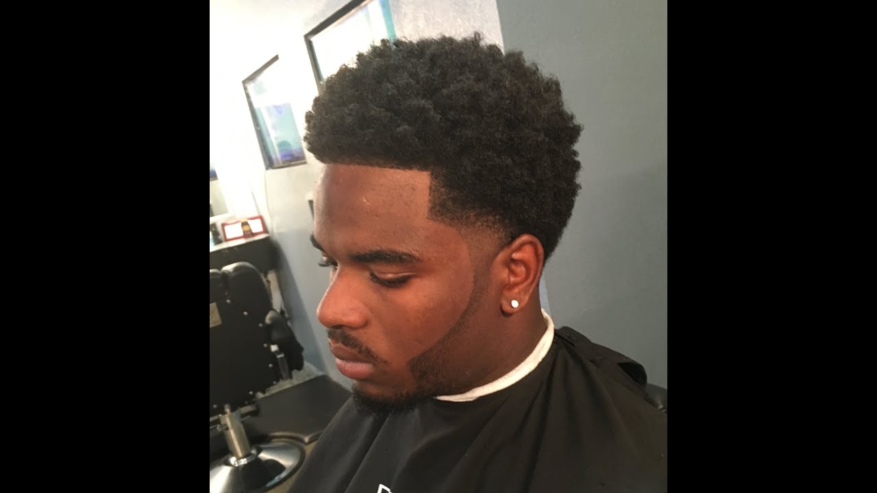 Taper Fade Haircut By Zay The Barber Afro Ghost Beard Nudred Curls