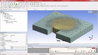 #ANSYS WORKBENCH #MeshING (contact region method)