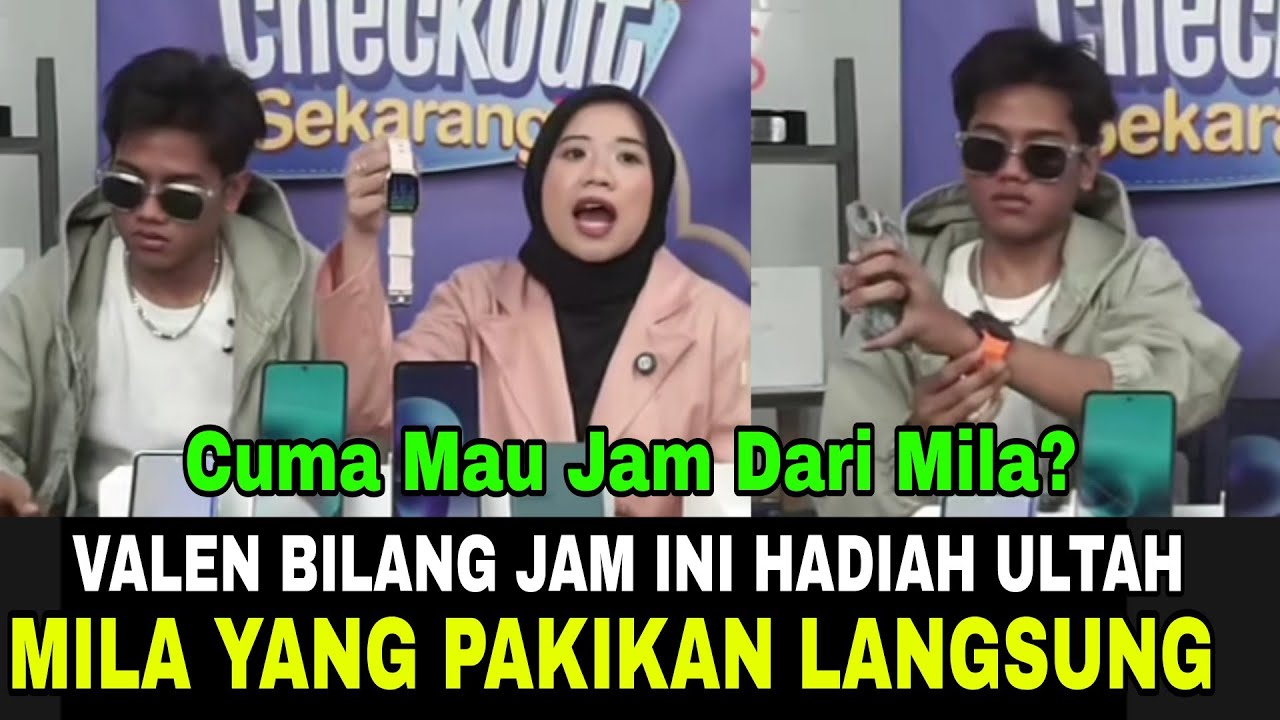 SETIA!! Valen Pakai Jam Tangan Dari Mila Hadiah Ultah
