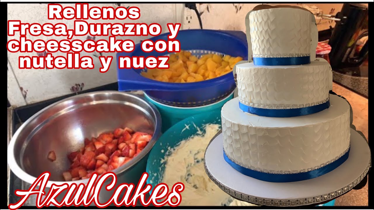 Pastel Boda+soportes+relleno 3 niveles