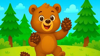 МИШКА КОСОЛАПЫЙ ПО ЛЕСУ ИДЁТ! Весёлая песня для игр и отдыха!