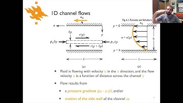 Geodynamics - Lecture 9.2: 1D channel flows I