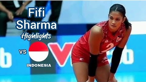 Fifi Sharma Highlights vs Indonesia | SEA V-League 2024 1st Leg