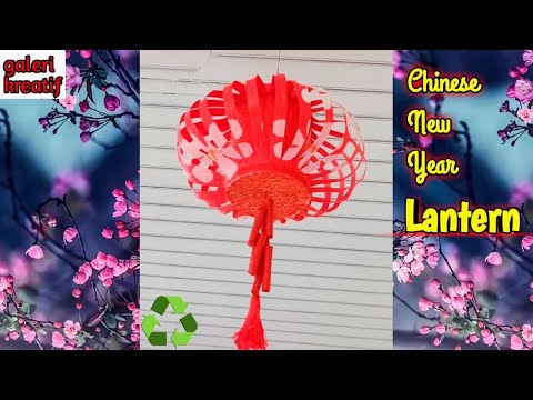 Китайский новогодний фонарь своими руками | Идеи украшения китайского Нового года | Идеи для поделок