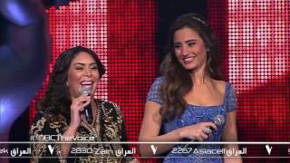 #MBCTheVoice - نجاة رجوي – موال رجال الله + مرسول الحب  - مرحلة العروض المباشرة