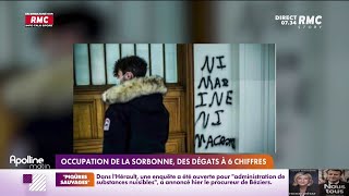Occupation de la Sorbonne : une plainte pour dégradations a été déposée