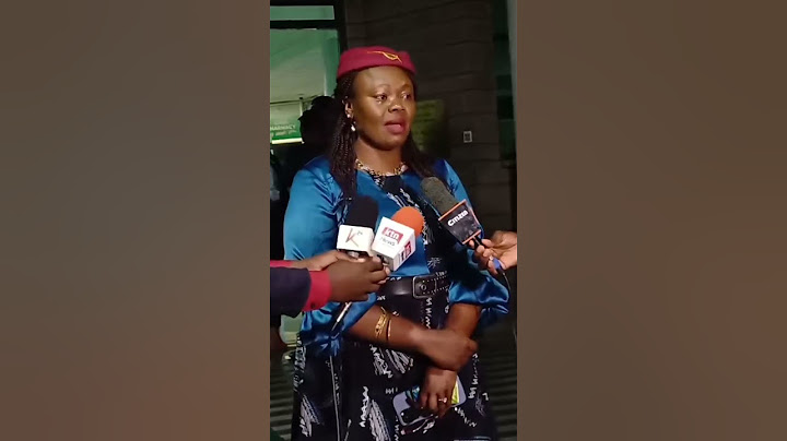 Gathoni Wamuchomba crying In front of camera